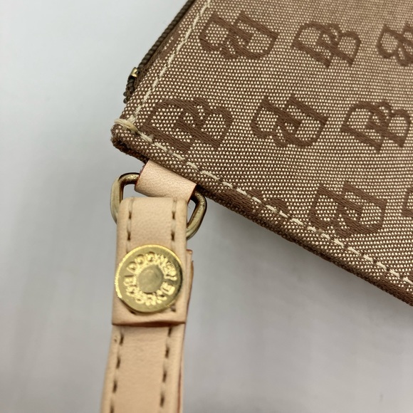 Dooney & Bourke Tan Logo Wristlet - Picture 4 of 8